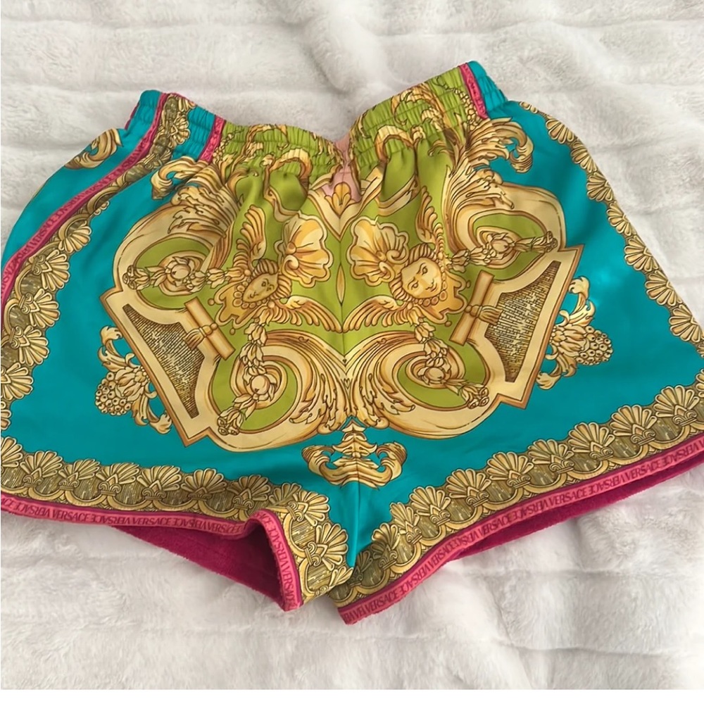 Versace reversible short- Multi colored